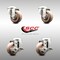 Service Caster 3 Inch 316SS High Temp Glass Filled Nylon Swivel Bolt Hole Caster Brakes, 2PK SCC-SS316BH20S314-GFNSHT-2-TLB-2 - alternate 2